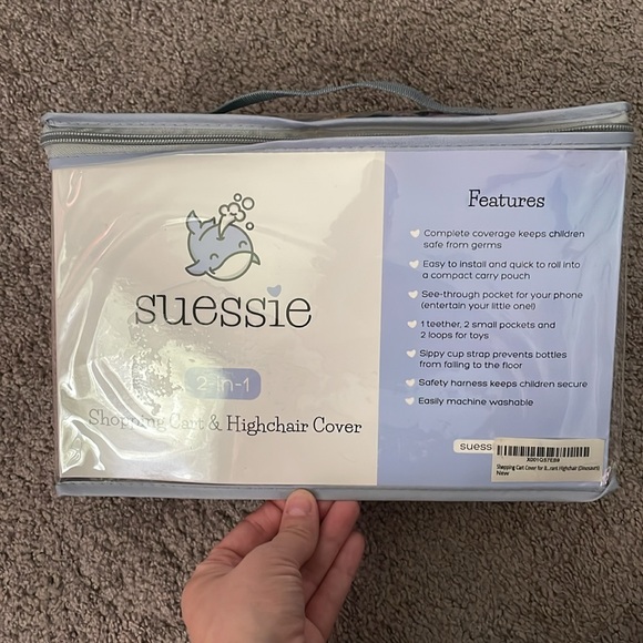 Suessie Shopping Cart Cover and High Chair Cover, Dinosaurs - Picture 4 of 5